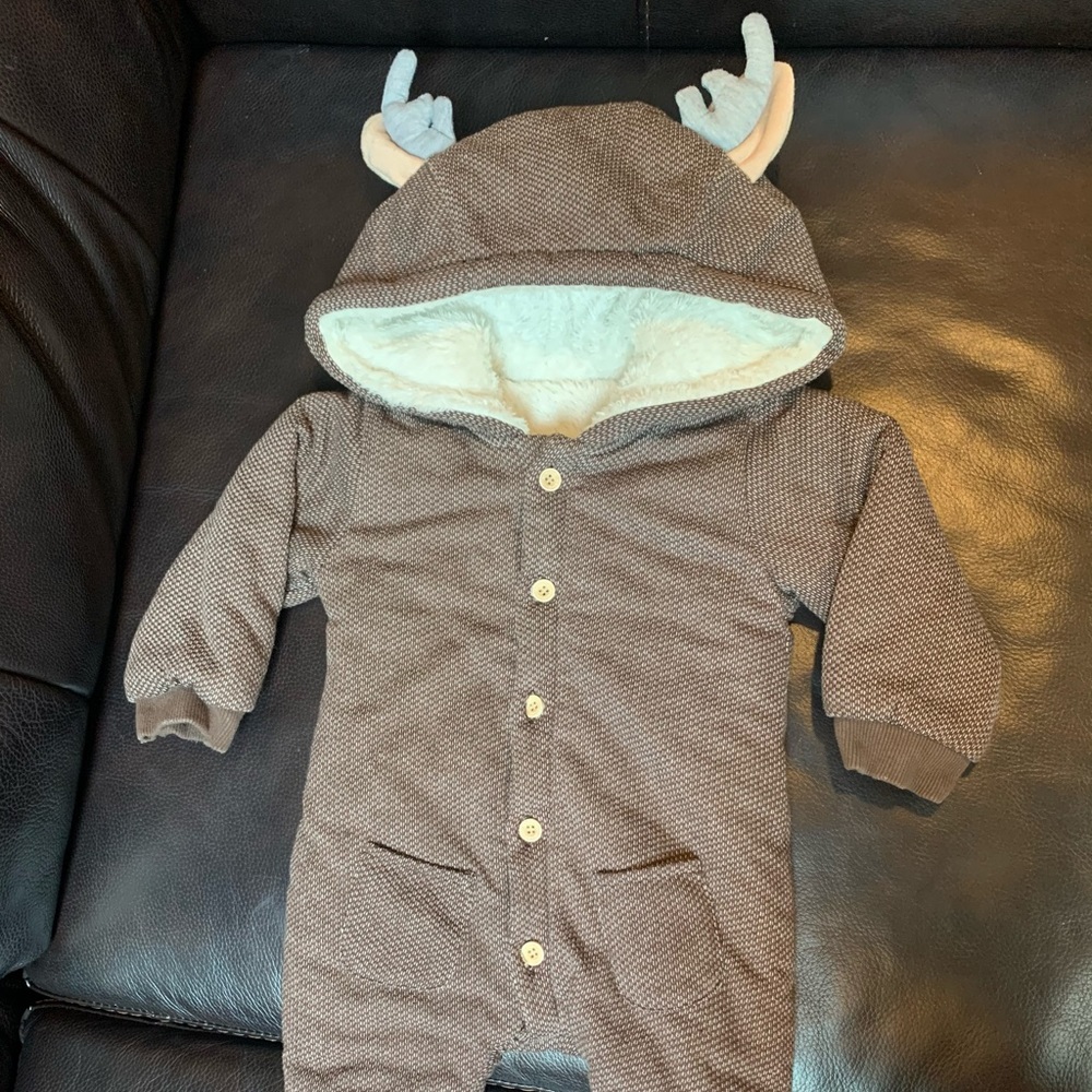 Twinkle Mcdull Reindeer Romper
